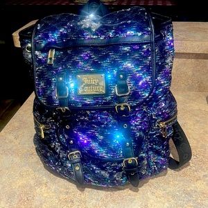 Juicy couture sequin backpack